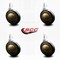 Service Caster 3 Inch Antique Soft Tread Ball Caster - 5/16 Inch Threaded Stem, 4PK SCC-TS01S30-DCR-WA-5161878-4 - alternate 3